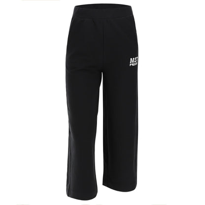 Freddy Pantalone Palazzo in Felpa Elasticizzata S2WMAP5 black