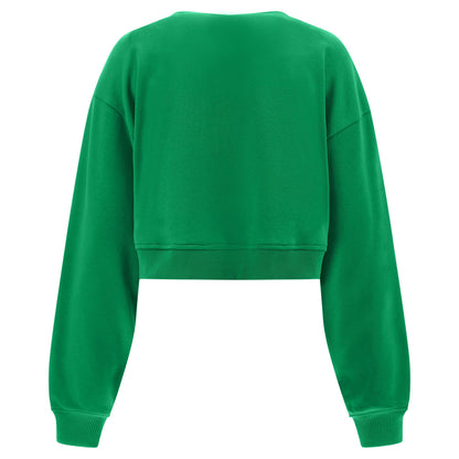 Freddy felpa leggera da donna corta  S3WGZS1 V87 verde