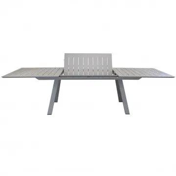 Tavolo rettangolare Zante allungabile 200/300 x 110 in alluminio