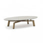 Modular Coffee Table - Medellín - Oval Shape - HPL Top - 137x71x31cm
