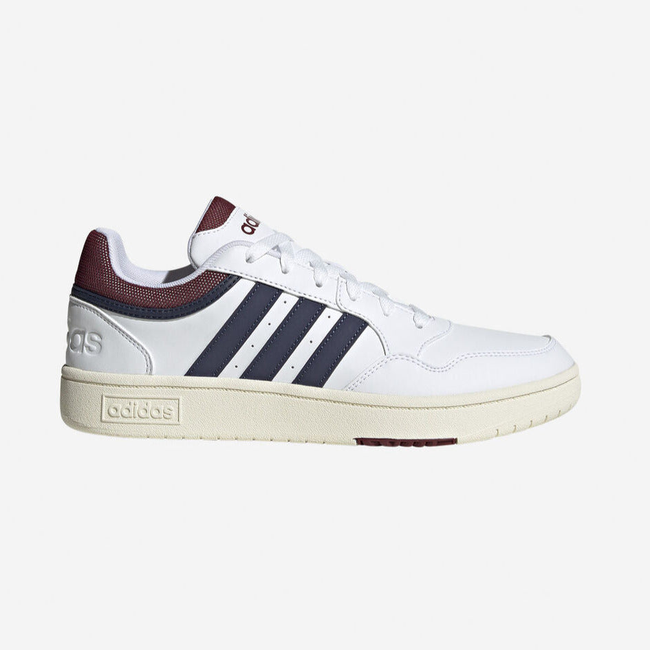 Adidas sneakers da uomo Hoops 3.0 HP7944 bianco-blu-bordeaux