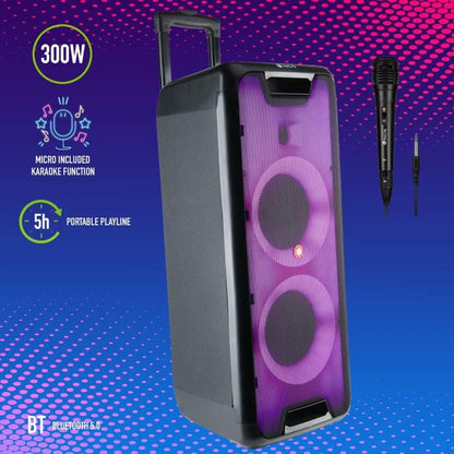 Ngs Speaker Wild Rave2 Tragbarer BT TWS +Mikrofon Wiederaufladbarer 300W Bluetooth Lautsprecher