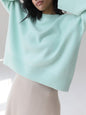 Women's Solid-Color Oversized Sweater
