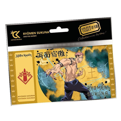 CARTOON KINGDOM - GOLDEN TICKET: JUJUTSU KAISEN (SUKUNA) #18 SAMMELSTÜCK
