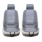 Universal Car Backrest Set Lumbar Support Breathable Seat Covers Grey
