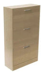 Shoe cabinet 3 D.60x24x109 Oak Nord