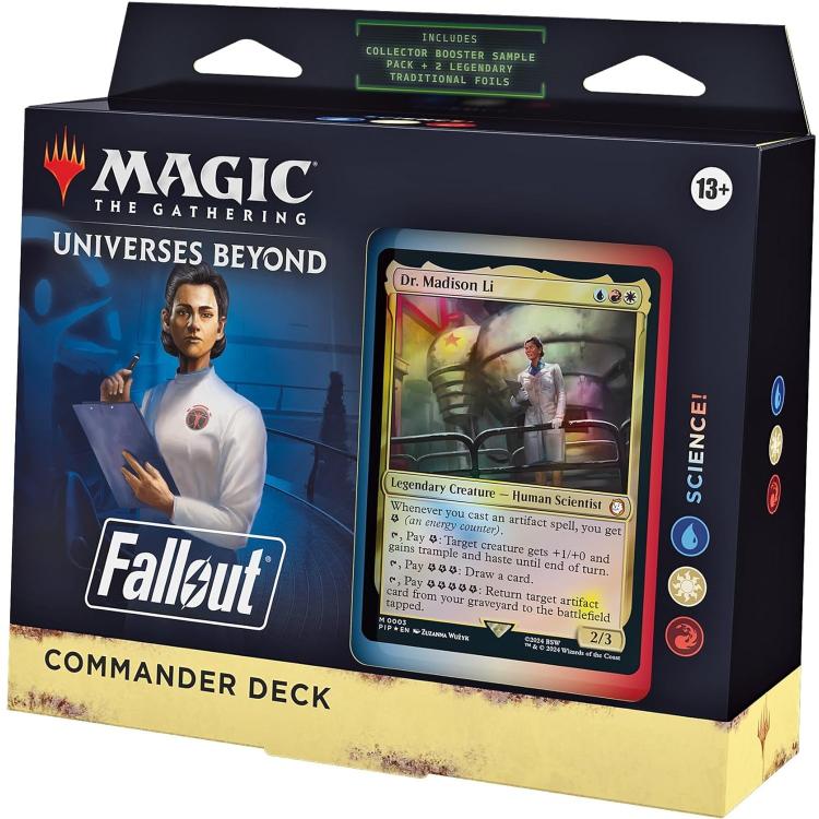 Magic The Gathering: Univers Beyond "Fallout" Set Completo 4 Commander Deck  Eng