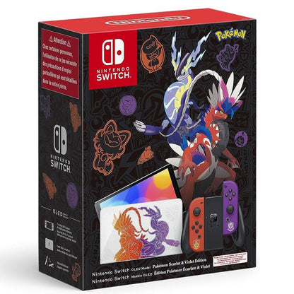 Nintendo Switch Konsole Oled Pokémon Karmesin und Purpur Limited Edition Neu Italienisch