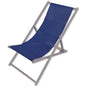 Aluminum and textilene beach deck chair