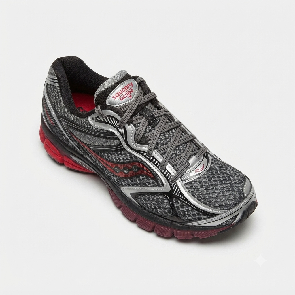 Saucony scarpa sneakers uomo ProGrid Guide 7 S101493-1013 argento