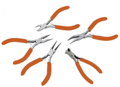 Set 5 Präzisionszangen Seitenschneider Zangen für Mechanik Elektronik