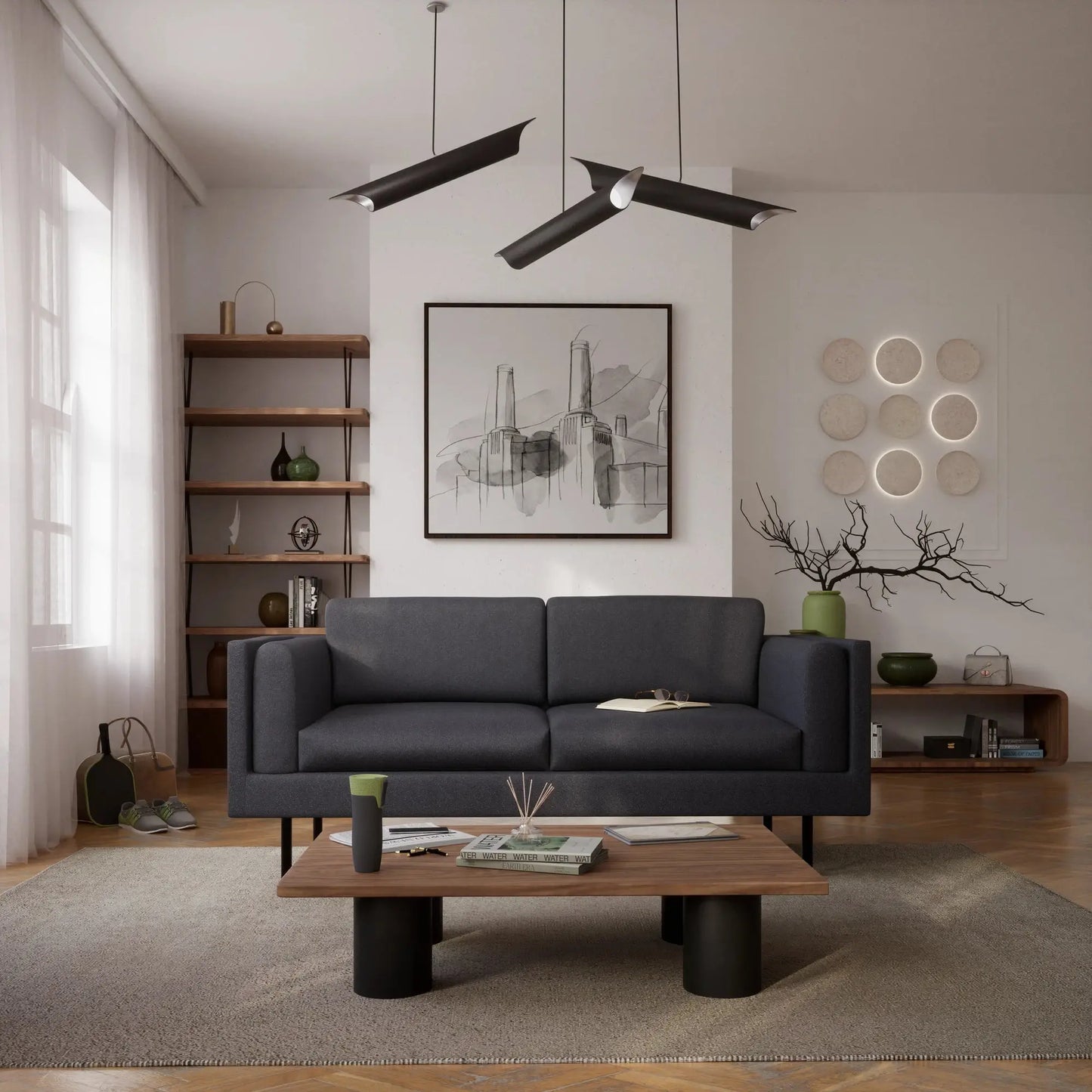 Divano 2 Posti CHELSEA - Grigio