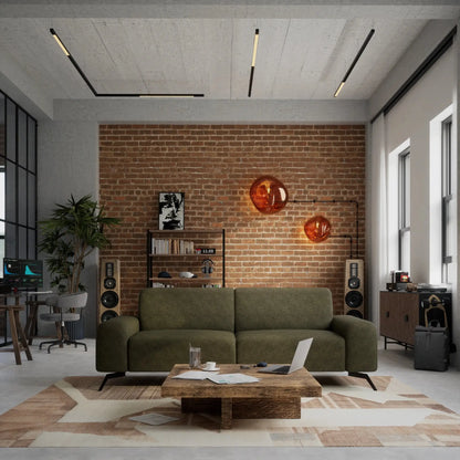 3-Sitzer-Sofa SOHO - Grün