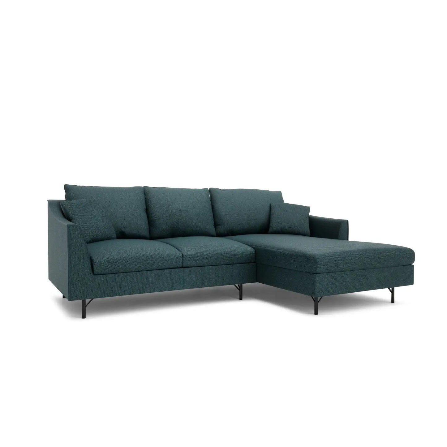 Ecksofa 4-Sitzer ALFAMA – Tiefblau