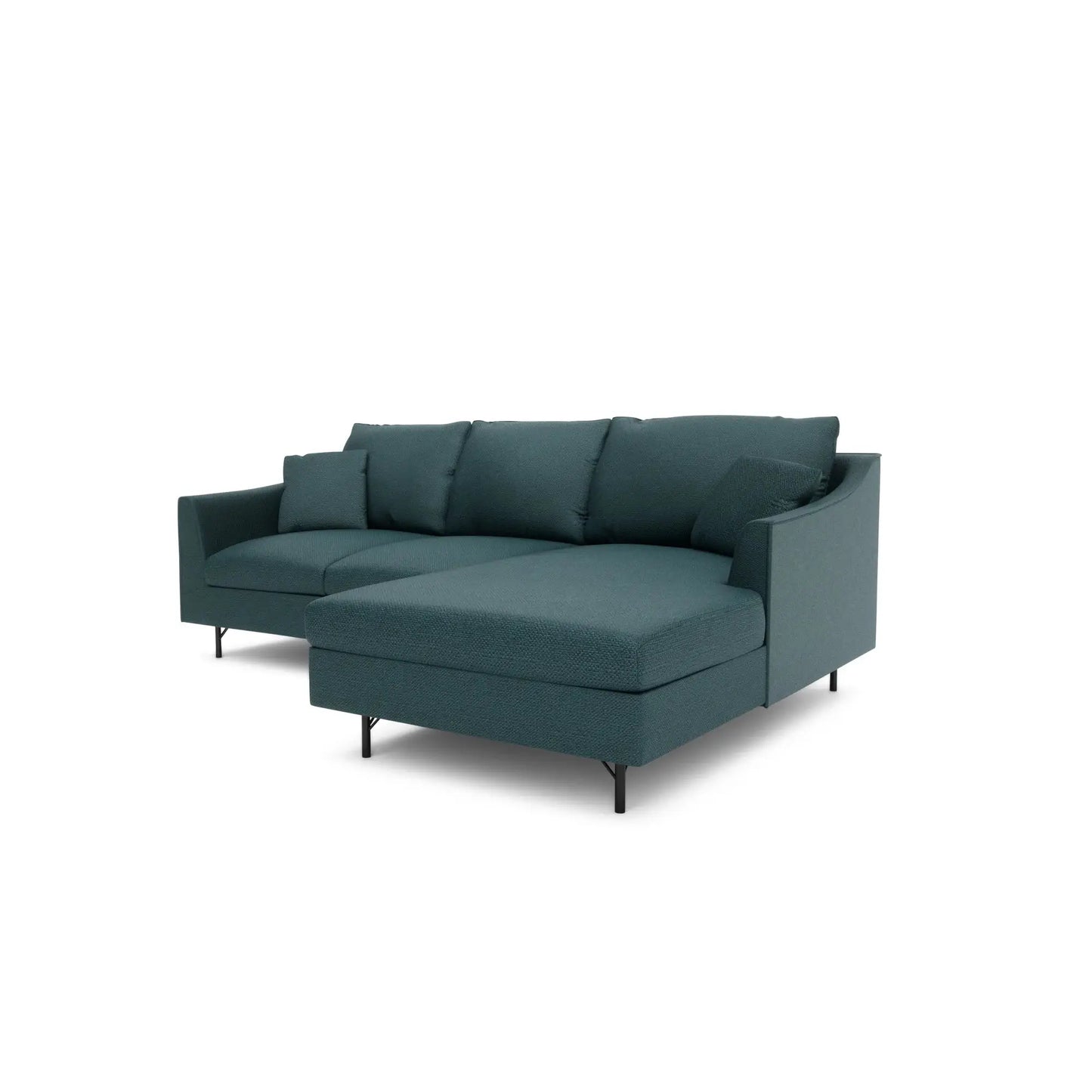 Ecksofa 4-Sitzer ALFAMA – Tiefblau