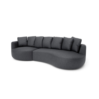 Ecksofa 4-Sitzer BELLEVILLE - Grau