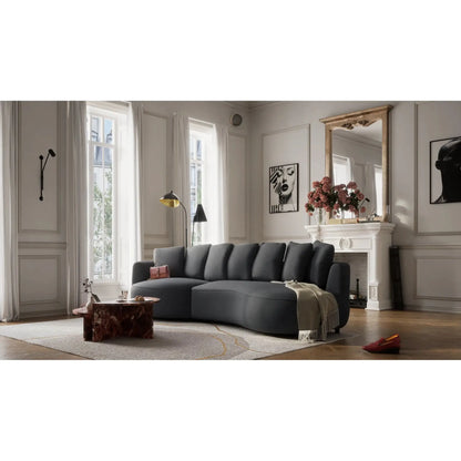Ecksofa 4-Sitzer BELLEVILLE - Grau