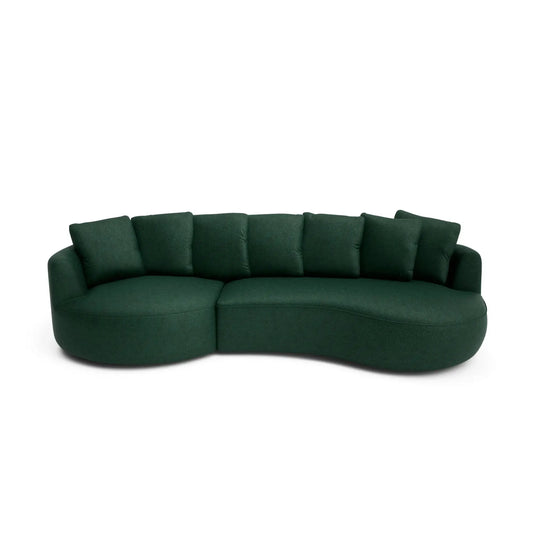 Ecksofa 4-Sitzer BELLEVILLE - Grün