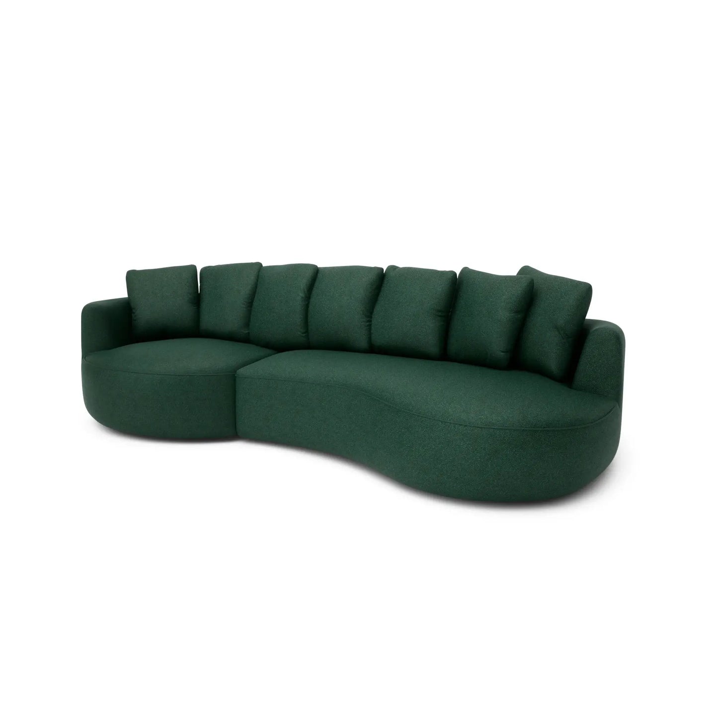 Ecksofa 4-Sitzer BELLEVILLE - Grün