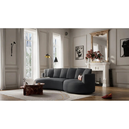 Ecksofa 4-Sitzer BELLEVILLE - Grau