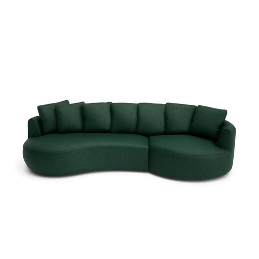 Ecksofa 4-Sitzer BELLEVILLE - Grün
