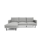 BRERA 4-Seater Corner Sofa Left - Grey