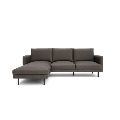 4-Sitzer Ecksofa BRERA Links - Taube