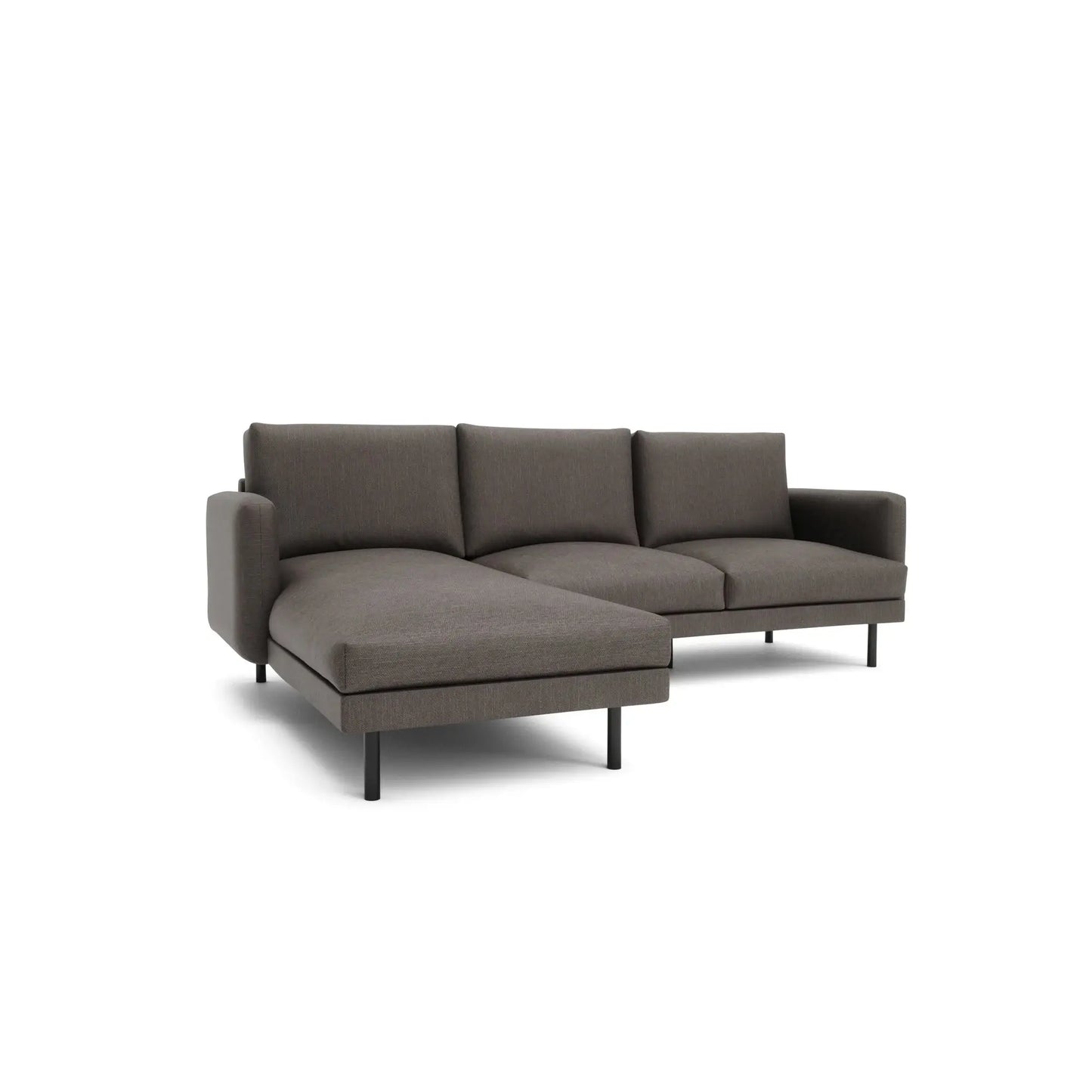 4-Sitzer Ecksofa BRERA Links - Taube