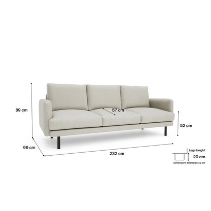 Divano 4 Posti BRERA - Beige