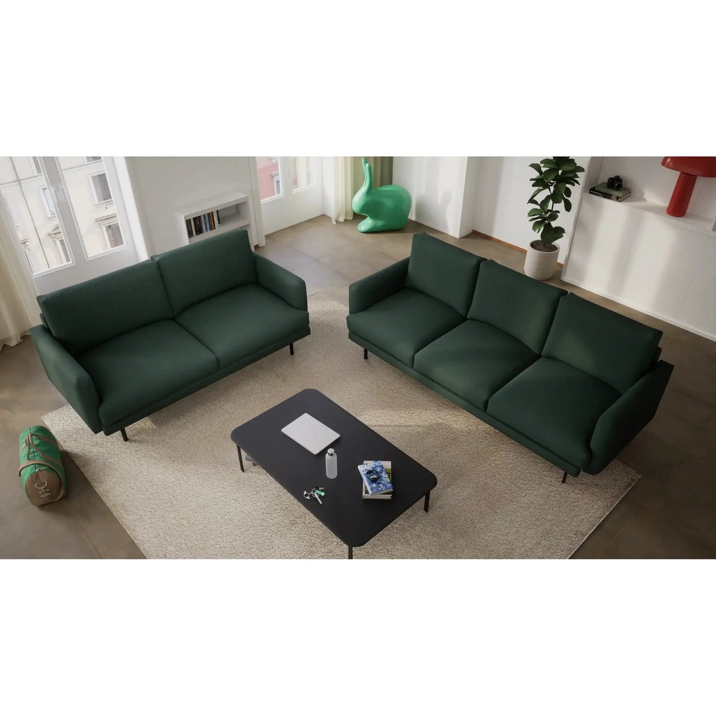 Divano 4 Posti BRERA - Verde