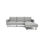 BRERA 4-Seater Corner Sofa - Grey
