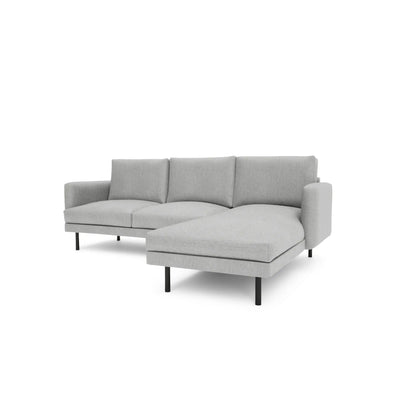 Ecksofa BRERA 4-Sitzer - Grau