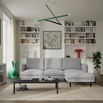 Ecksofa BRERA 4-Sitzer - Grau