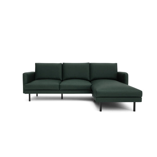 Ecksofa BRERA, 4-Sitzer - Grün