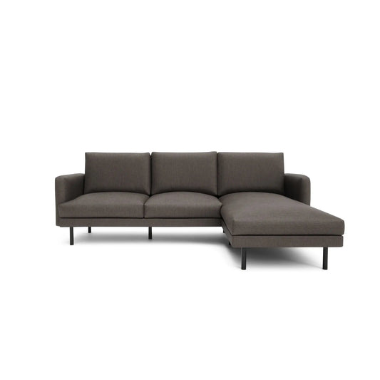Ecksofa BRERA 4-Sitzer - Taubengrau