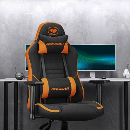 COUGAR FUSION SF GAMING-STUHL BÜROSTUHL SPORTLICH ROLLEN STOFF KOMFORT