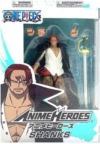 BANDAI | ONE PIECE ANIME HEROES 17cm (SHANKS) - ACTIONFIGUR ANIME MANGA GUMMI
