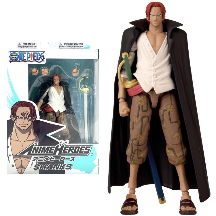 BANDAI | ONE PIECE ANIME HEROES 17cm (SHANKS) - ACTIONFIGUR ANIME MANGA GUMMI