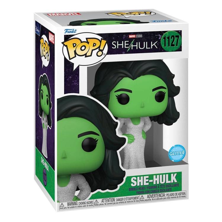 Funko Pop! Marvel Studios She-Hulk - (1127) She-Hulk Gala Dress Glitter Figure