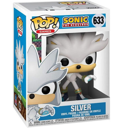 Funko Pop! Games Sonic The Hedgehog 30th – (633) Silver Hedgehog Figur 9cm
