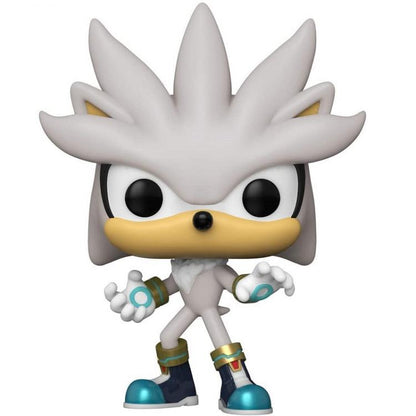 Funko Pop! Games Sonic The Hedgehog 30th – (633) Silver Hedgehog Figur 9cm