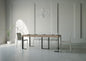 Elegant Extendable Anthracite Console Table with Robust Frame