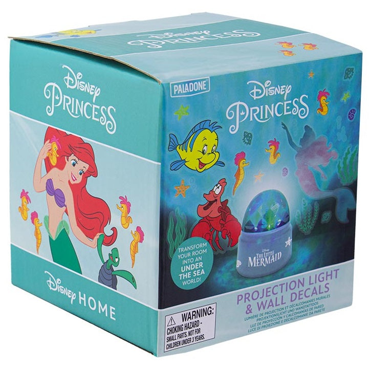 Paladone Disney Prinzessin (Arielle, die Meerjungfrau) Lampe mit Logo-Aufklebern Tischleuchte