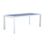 Carson 195 x 90 Table - Aluminum frame with wood-effect ceramic top