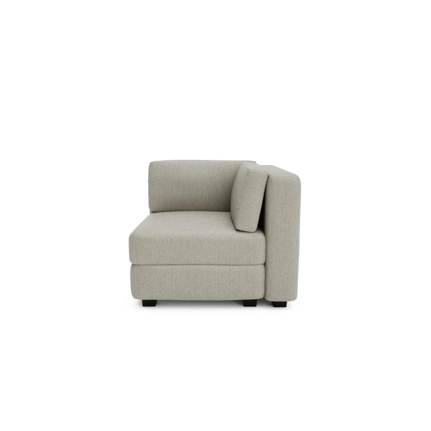 Modulares Sofa GRACIA - Eckmodul - Beige-Grau