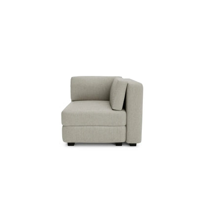 Modulares Sofa GRACIA - Eckmodul - Beige-Grau