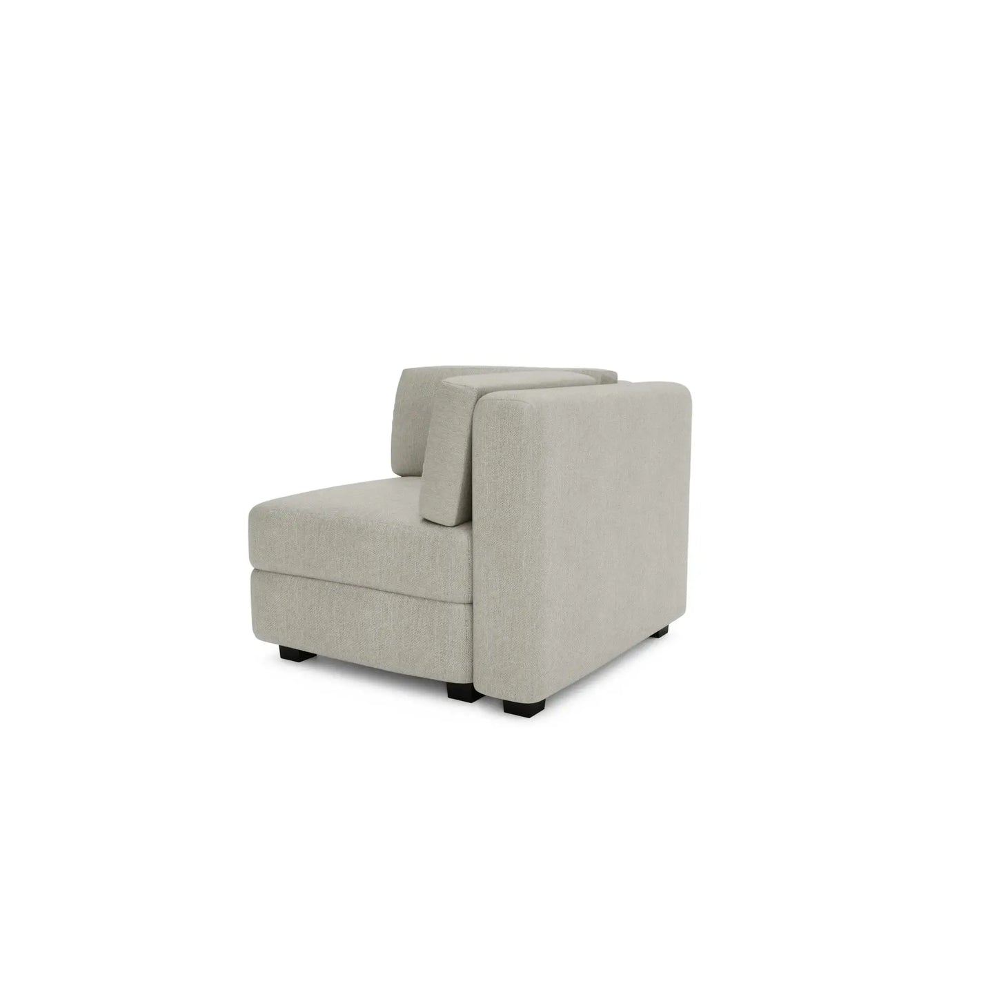 Modulares Sofa GRACIA - Eckmodul - Beige-Grau