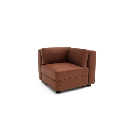 Modulares Sofa GRACIA - Eckmodul - Terrakotta