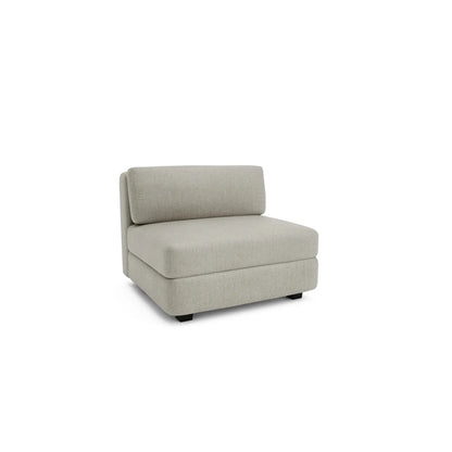 Divano Modulare GRACIA - Modulo Singolo Grande Beige Grigio