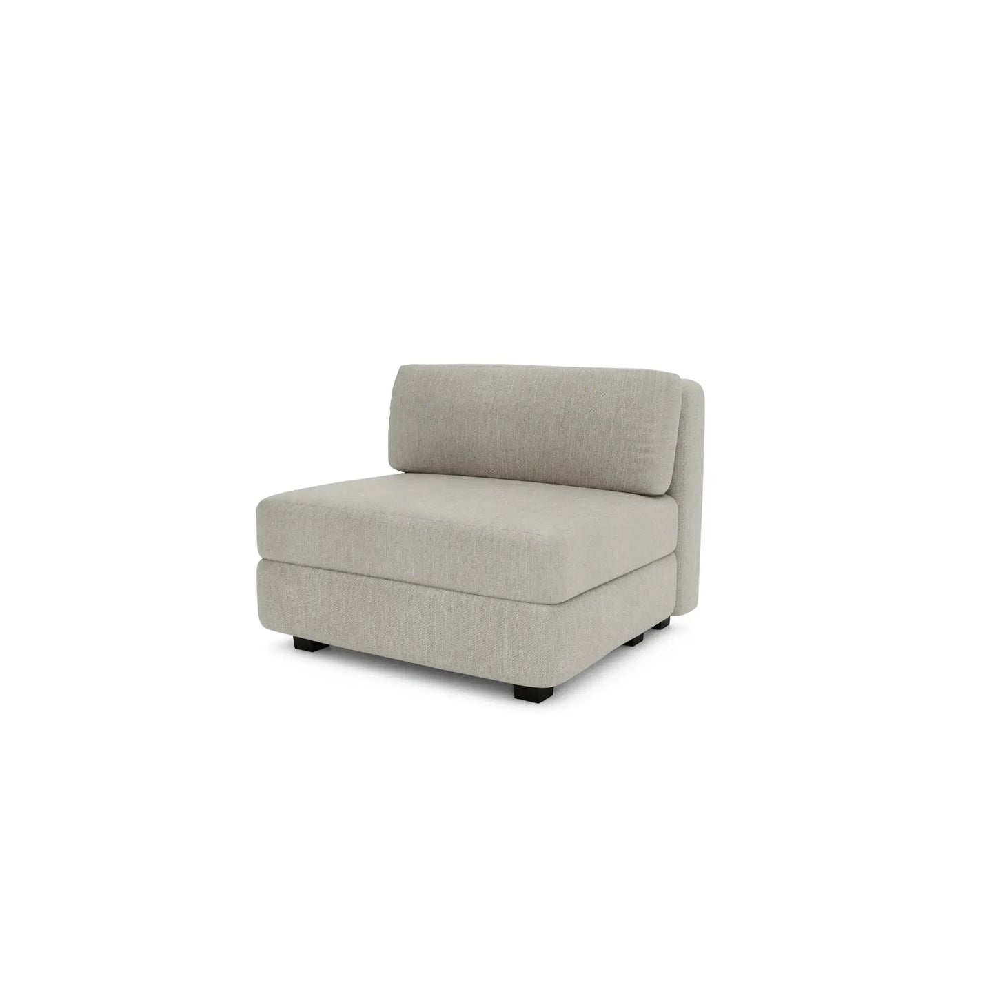 Divano Modulare GRACIA - Modulo Singolo Grande Beige Grigio